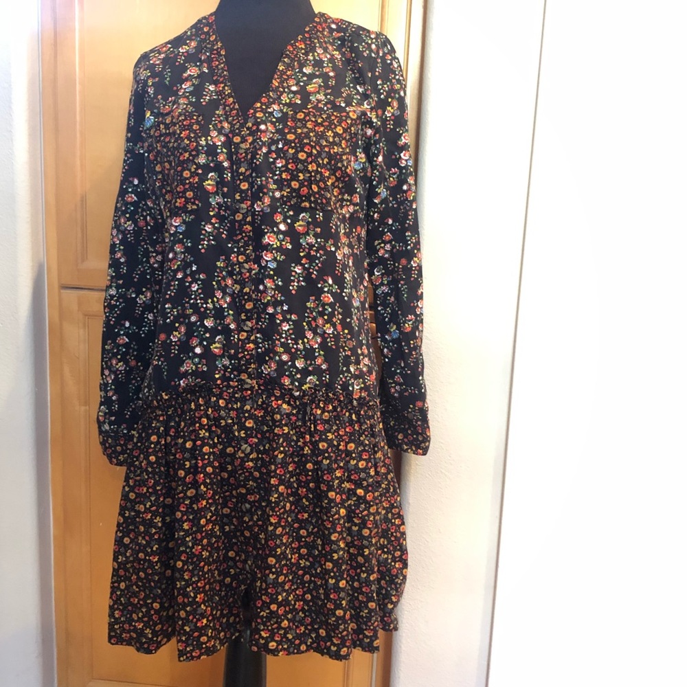 MAEVE ANTHROPOLOGIE DROP WAIST DRESS